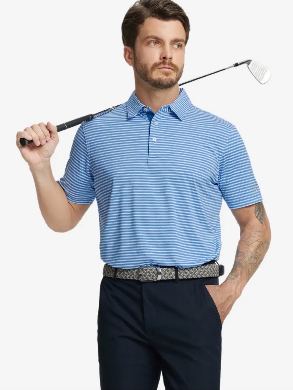 GAP “All Day Pique Polo” grey size medium. New